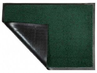 Грязезащитный ковер M&A Classic Solutions зеленый (black green) 115х200